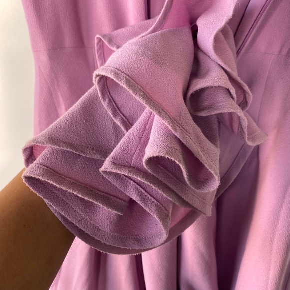 DRESS THE POPULATION JODI CREPE EVENING DRESS - Picture 8 of 8